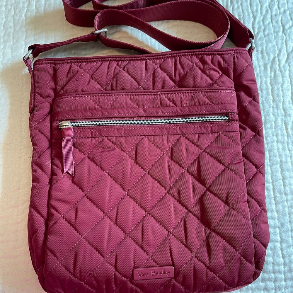 Vera Bradley Sample Non-Production Hipster Crossbody Bag - Red